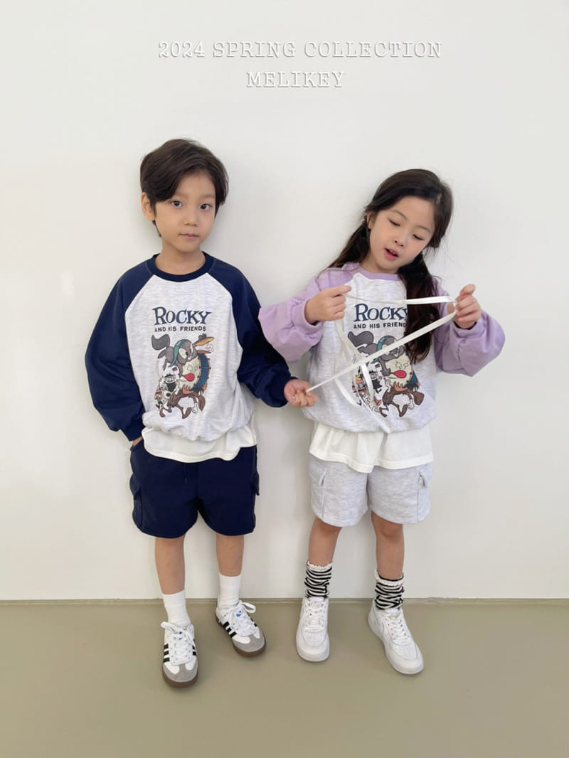 Melikey - Korean Children Fashion - #toddlerclothing - Roki Color Sweatshirt - 4
