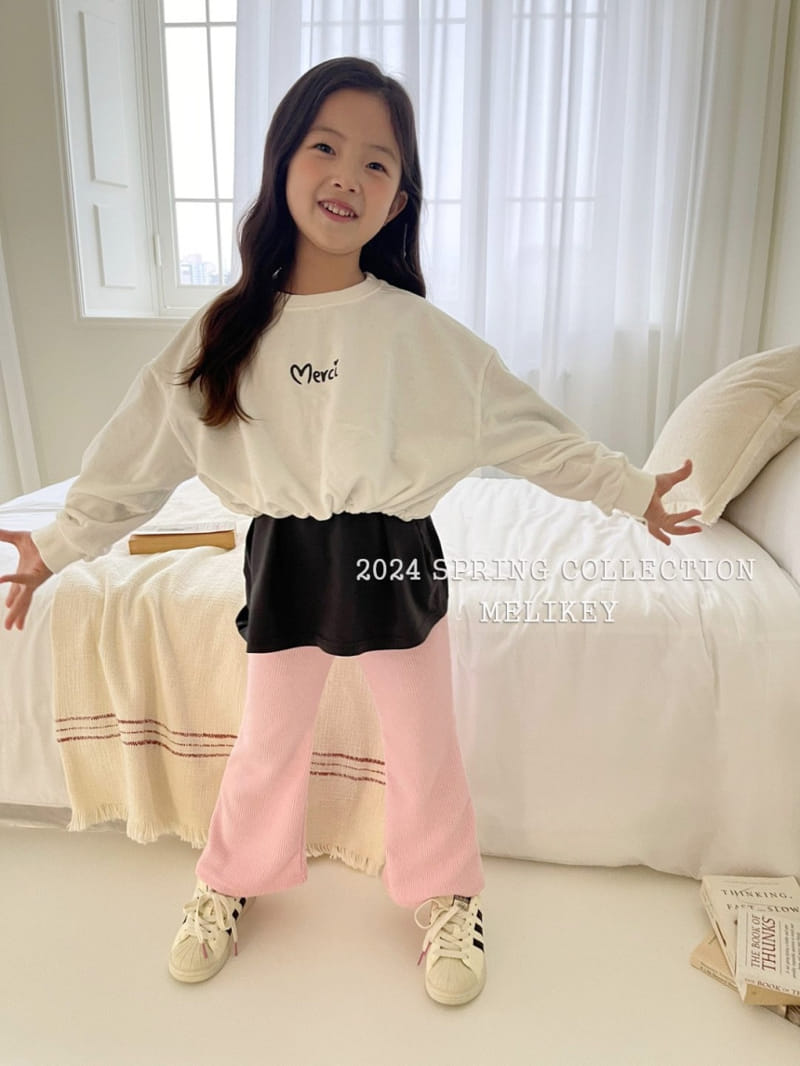 Melikey - Korean Children Fashion - #todddlerfashion - Spring Rib Boots Cut Pants - 5