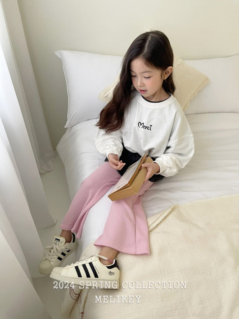 Melikey - Korean Children Fashion - #todddlerfashion - Merci Heart Sweatshirt - 8