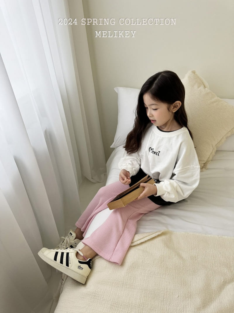 Melikey - Korean Children Fashion - #toddlerclothing - Spring Rib Boots Cut Pants - 6