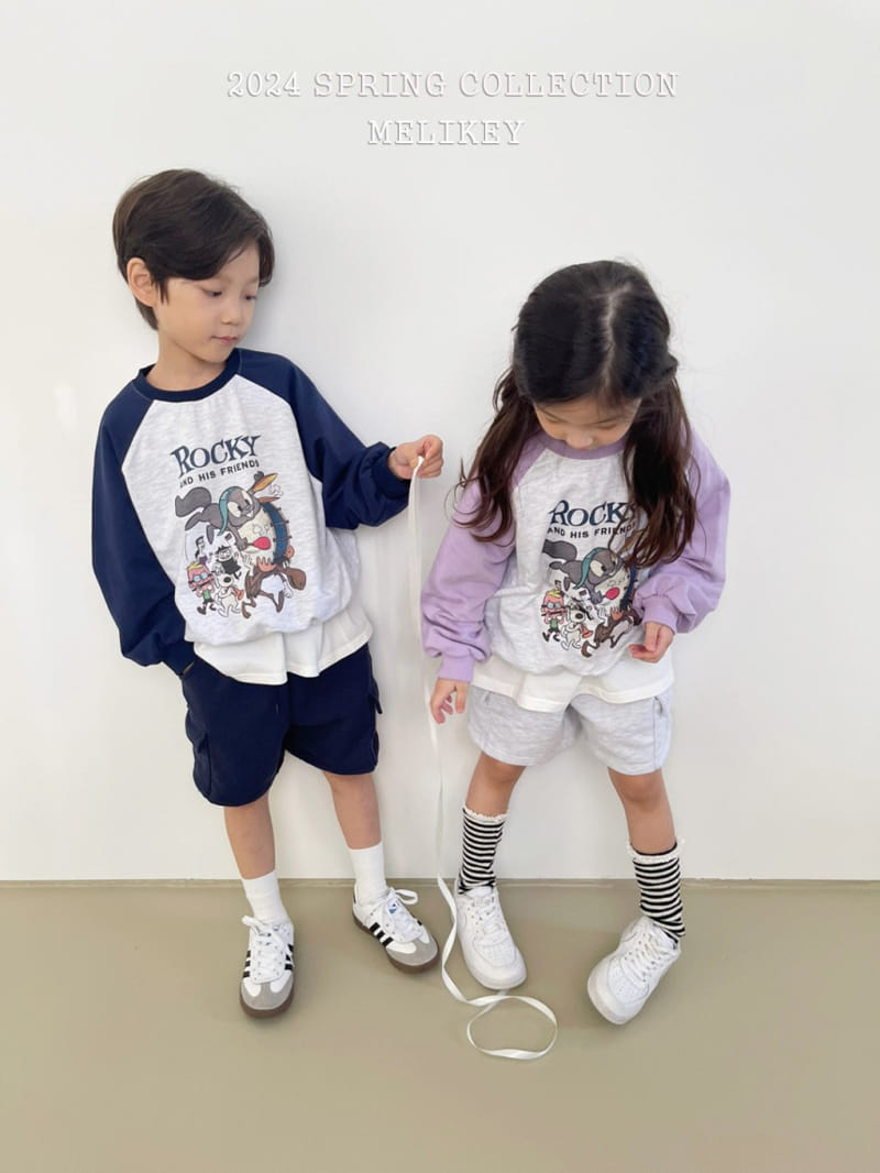 Melikey - Korean Children Fashion - #toddlerclothing - Roki Color Sweatshirt - 3