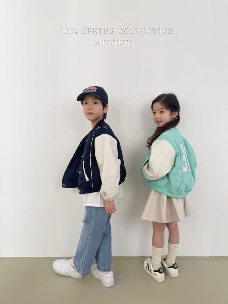 Melikey - Korean Children Fashion - #toddlerclothing - Varsity Patch Jumper - 11