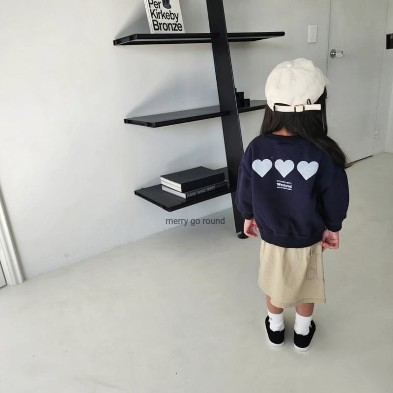Merry Go Round - Korean Children Fashion - #Kfashion4kids - Heart Sweatshirt - 7
