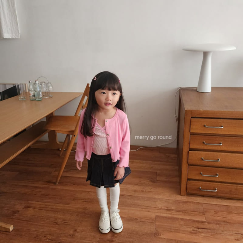 Merry Go Round - Korean Children Fashion - #Kfashion4kids - Check Sleeveless Set - 8