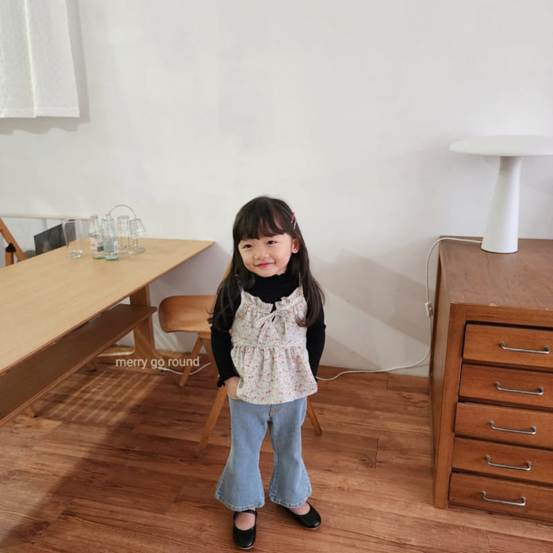 Merry Go Round - Korean Children Fashion - #Kfashion4kids - Small Flower Bustier - 7