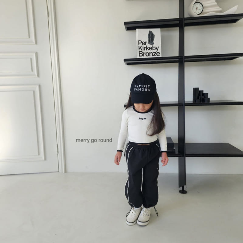 Merry Go Round - Korean Children Fashion - #childofig - Crunch Jogger Pants - 7