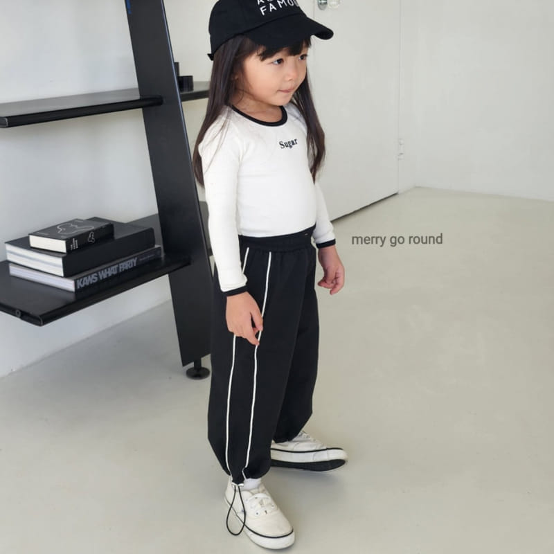 Merry Go Round - Korean Children Fashion - #childofig - Crunch Jogger Pants - 8