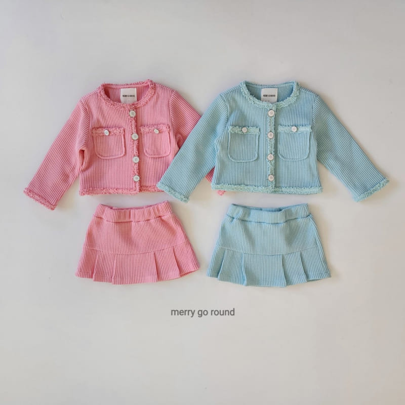Merry Go Round - Korean Children Fashion - #childofig - Pastel Top Bottom Set