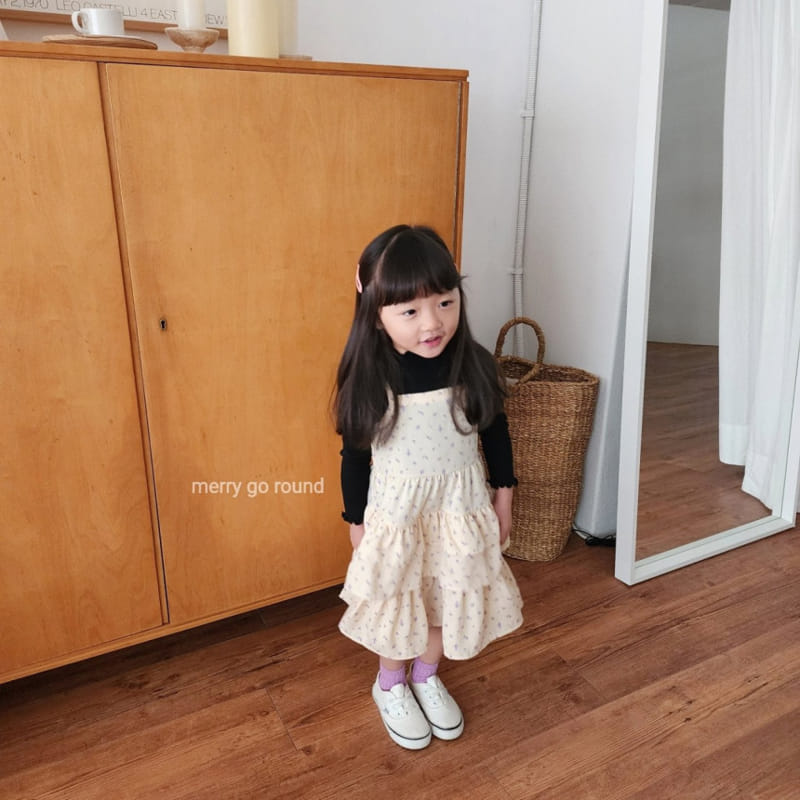 Merry Go Round - Korean Children Fashion - #childofig - Flower Kankang One-Piece - 10