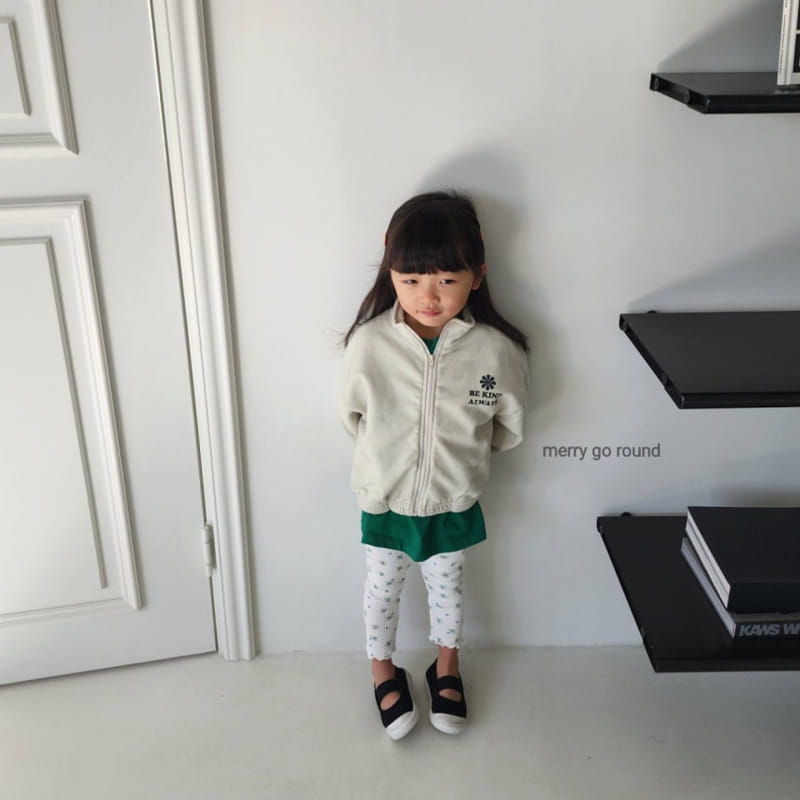 Merry Go Round - Korean Children Fashion - #childrensboutique - Prim Waffle Leggings - 8