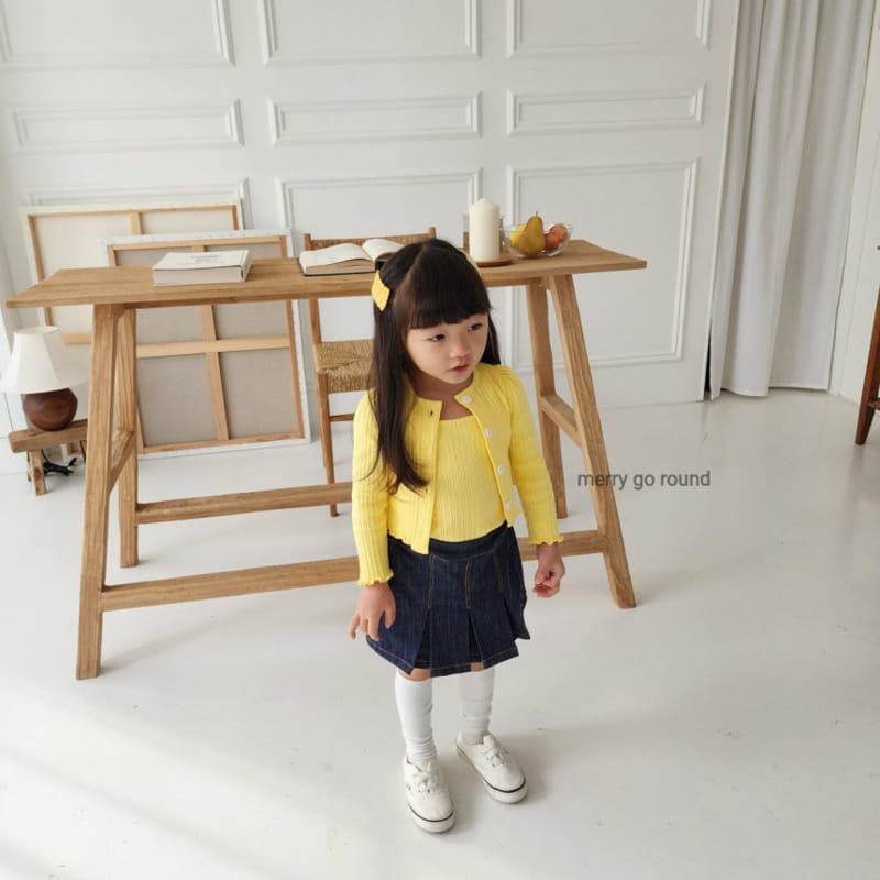 Merry Go Round - Korean Children Fashion - #designkidswear - Candy Cardigan Set - 10