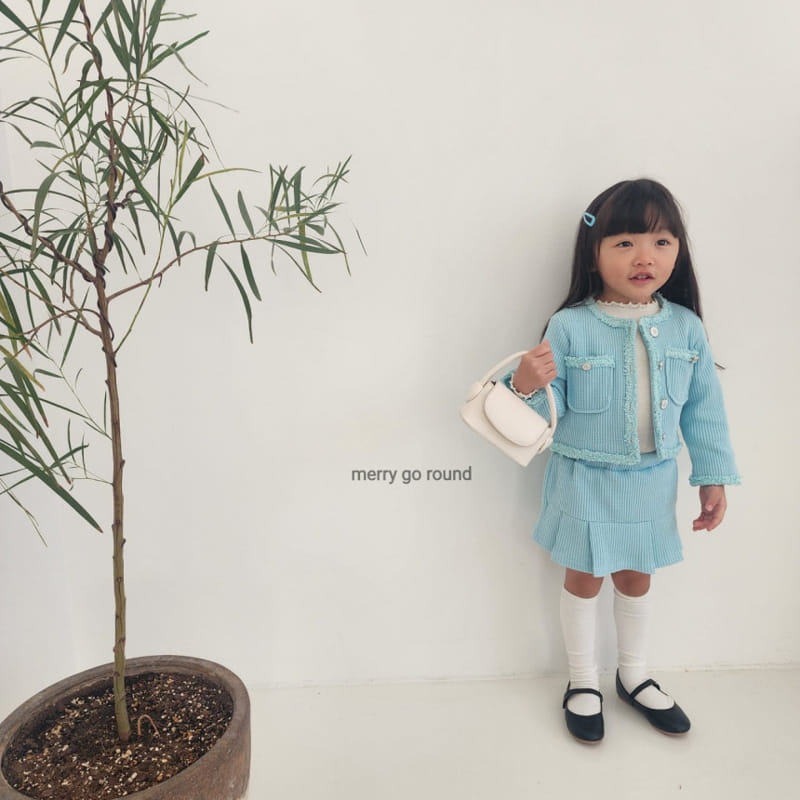 Merry Go Round - Korean Children Fashion - #designkidswear - Pastel Top Bottom Set - 3