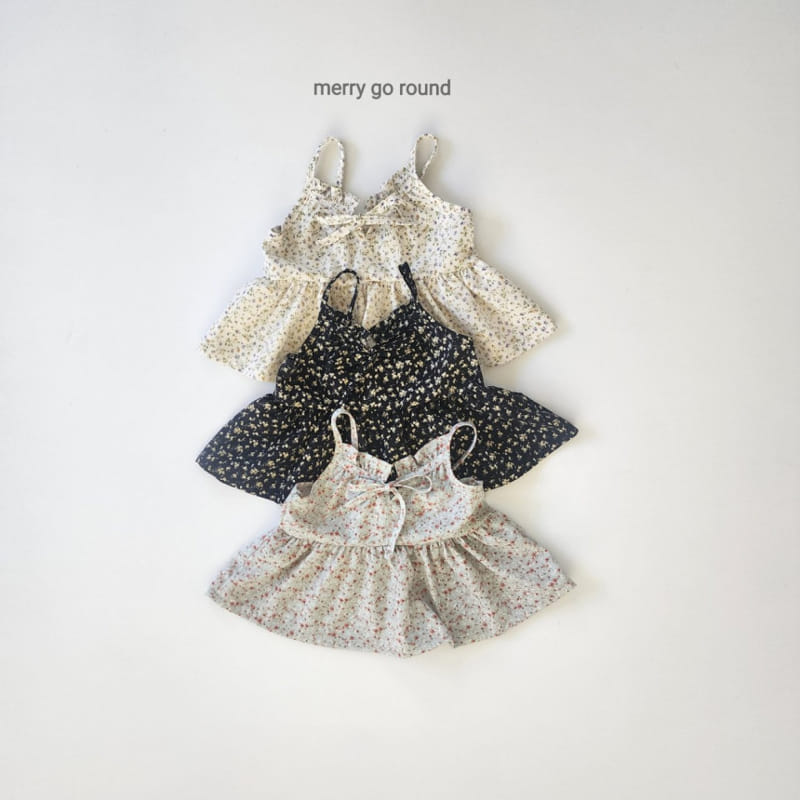 Merry Go Round - Korean Children Fashion - #designkidswear - Small Flower Bustier