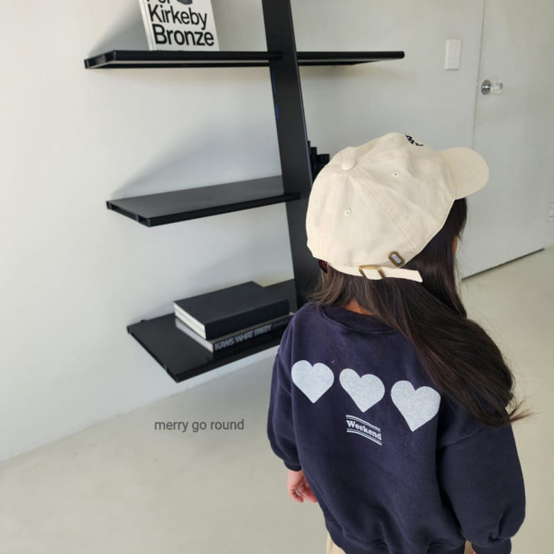 Merry Go Round - Korean Children Fashion - #discoveringself - Heart Sweatshirt - 2