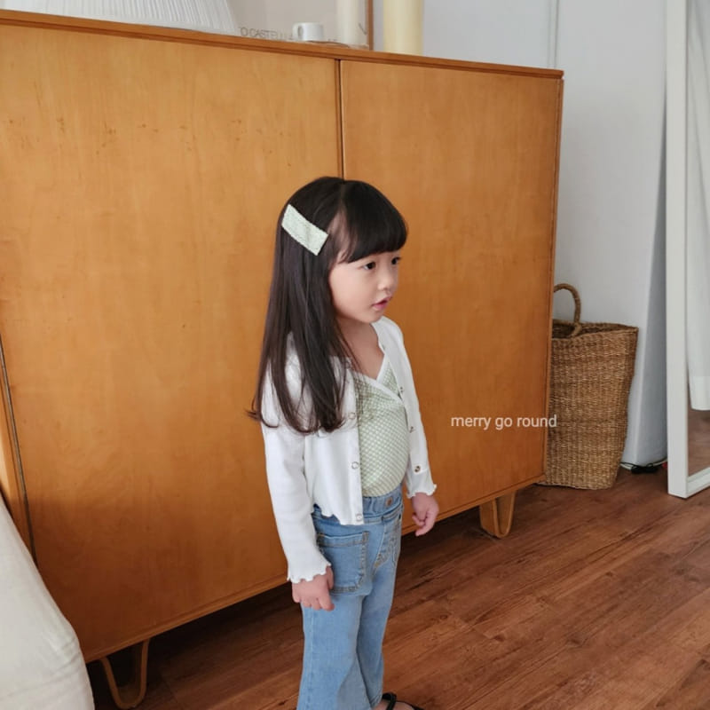 Merry Go Round - Korean Children Fashion - #discoveringself - Check Sleeveless Set - 3
