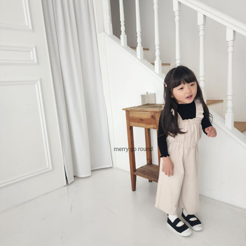 Merry Go Round - Korean Children Fashion - #fashionkids - Frill Jumpsuit - 8