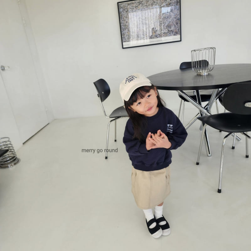 Merry Go Round - Korean Children Fashion - #fashionkids - Heart Sweatshirt - 3