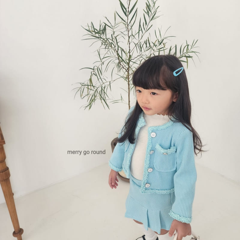 Merry Go Round - Korean Children Fashion - #fashionkids - Pastel Top Bottom Set - 5