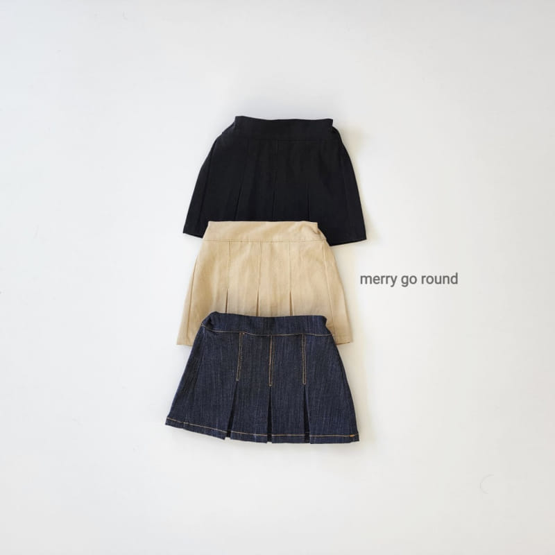 Merry Go Round - Korean Children Fashion - #fashionkids - Tuck Skirt