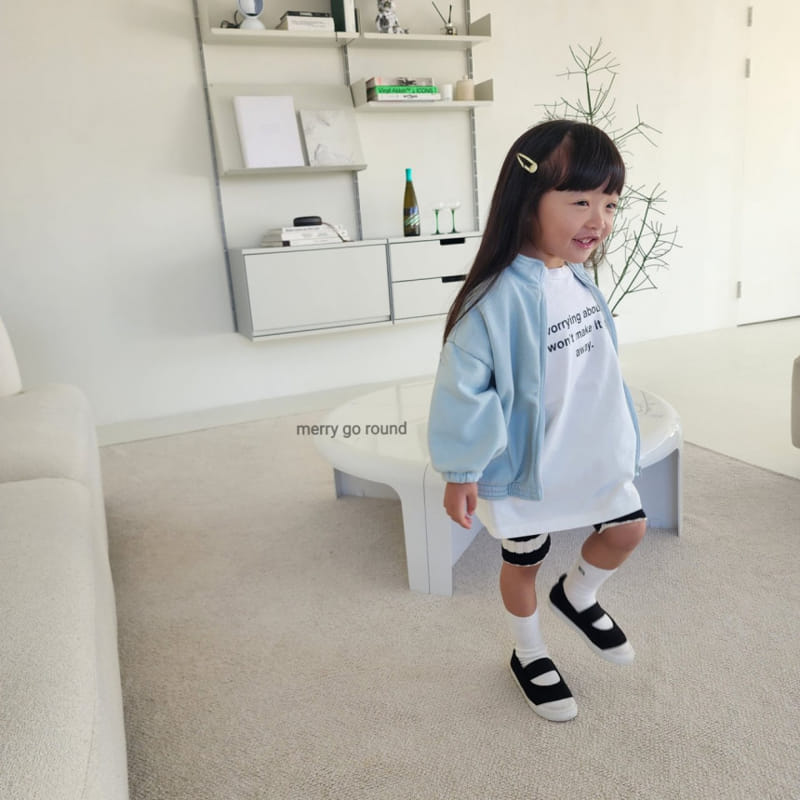 Merry Go Round - Korean Children Fashion - #kidsshorts - A'ways Zip Up - 2