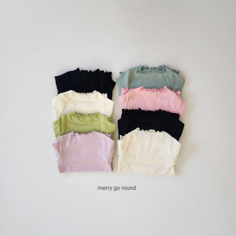 Merry Go Round - Korean Children Fashion - #kidsshorts - Marshmallow Tee