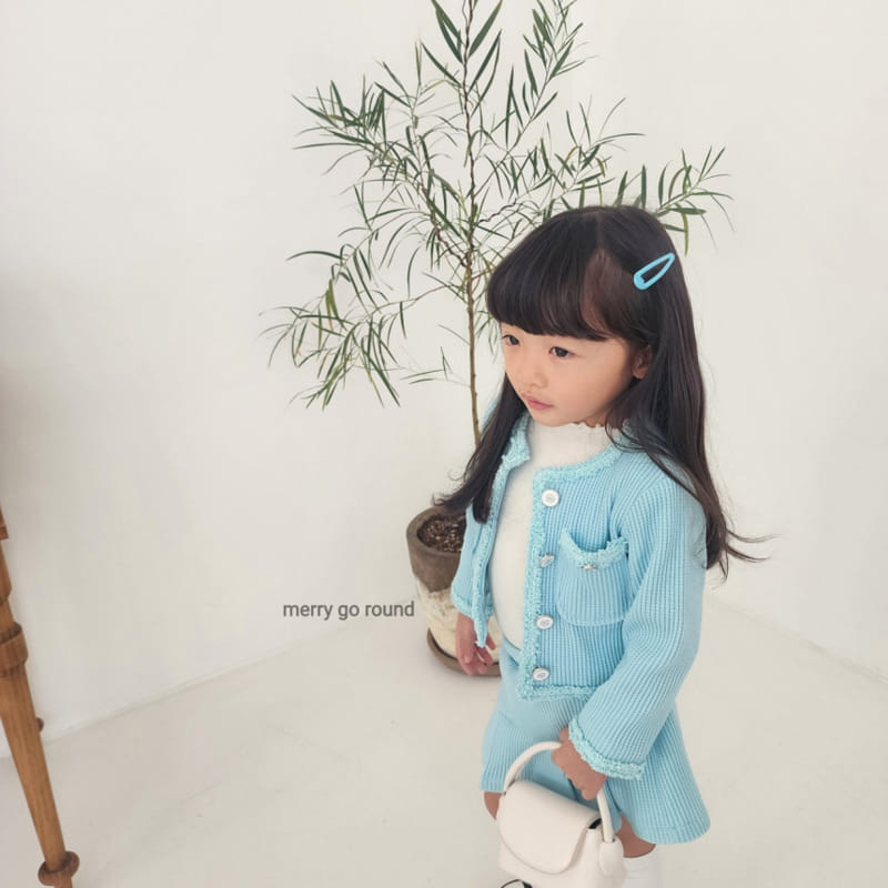 Merry Go Round - Korean Children Fashion - #kidsshorts - Pastel Top Bottom Set - 6