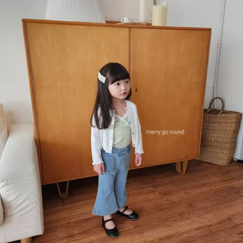 Merry Go Round - Korean Children Fashion - #kidsshorts - Check Sleeveless Set - 5