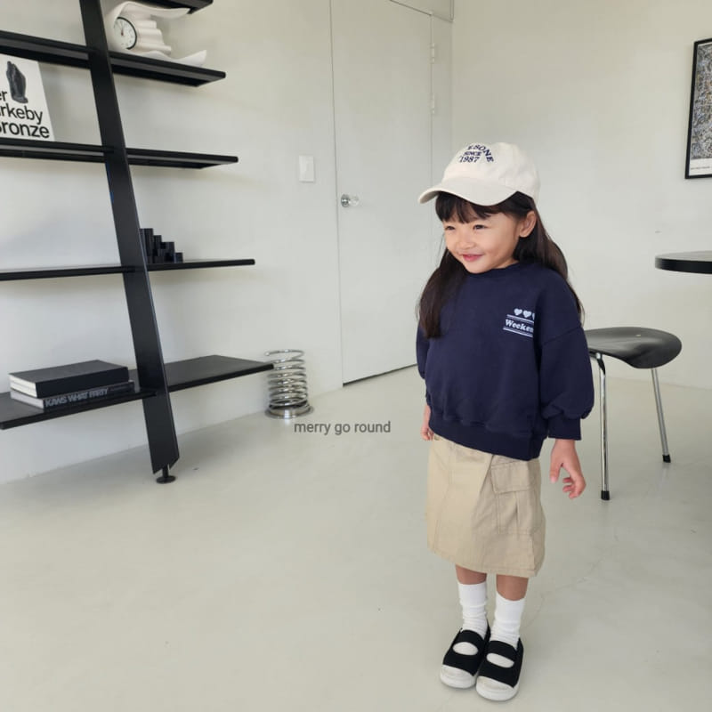 Merry Go Round - Korean Children Fashion - #kidsstore - Heart Sweatshirt - 5