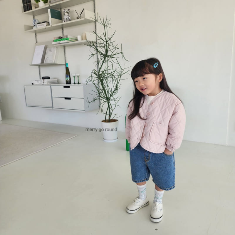 Merry Go Round - Korean Children Fashion - #kidzfashiontrend - Dans Denim Shorts - 8