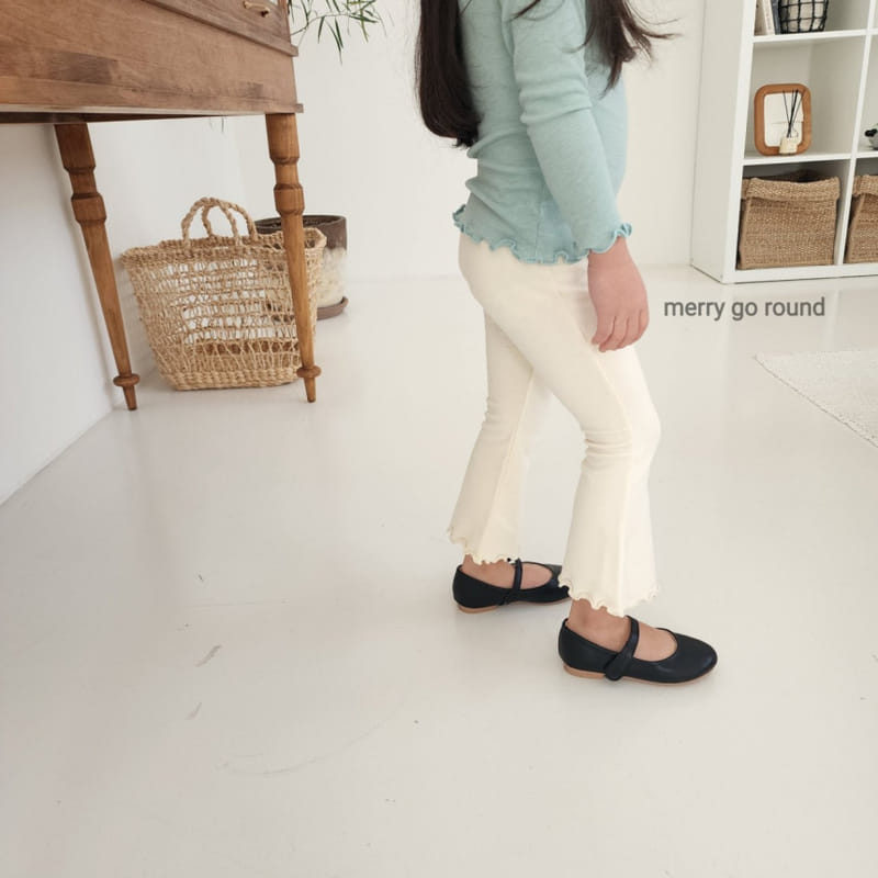 Merry Go Round - Korean Children Fashion - #kidzfashiontrend - Jelly Boots Cut Pants - 2