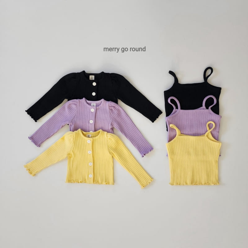 Merry Go Round - Korean Children Fashion - #kidzfashiontrend - Candy Cardigan Set