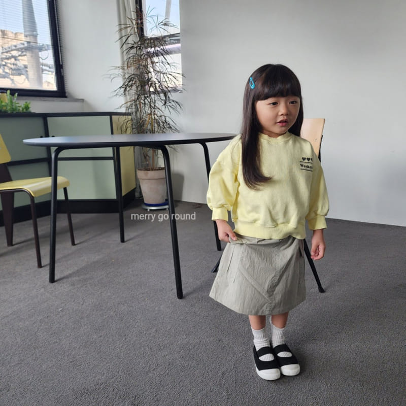 Merry Go Round - Korean Children Fashion - #littlefashionista - Heart Sweatshirt - 8
