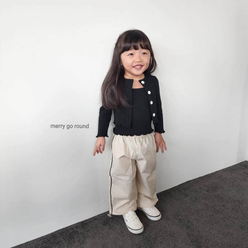 Merry Go Round - Korean Children Fashion - #littlefashionista - Crunch Jogger Pants - 3