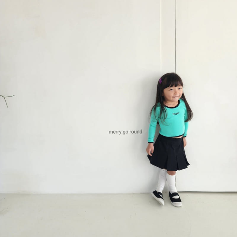 Merry Go Round - Korean Children Fashion - #littlefashionista - Sugar Crop Tee - 2