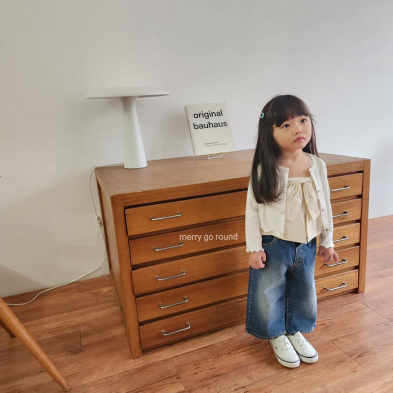 Merry Go Round - Korean Children Fashion - #littlefashionista - Ribbon Sleeveless - 11