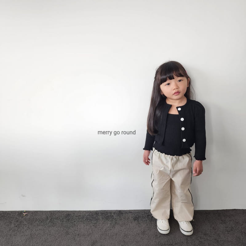 Merry Go Round - Korean Children Fashion - #littlefashionista - Crunch Jogger Pants - 4