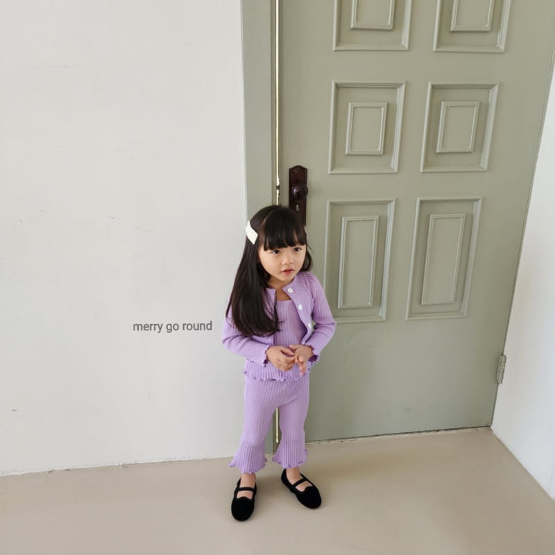 Merry Go Round - Korean Children Fashion - #littlefashionista - Candy Cardigan Set - 4