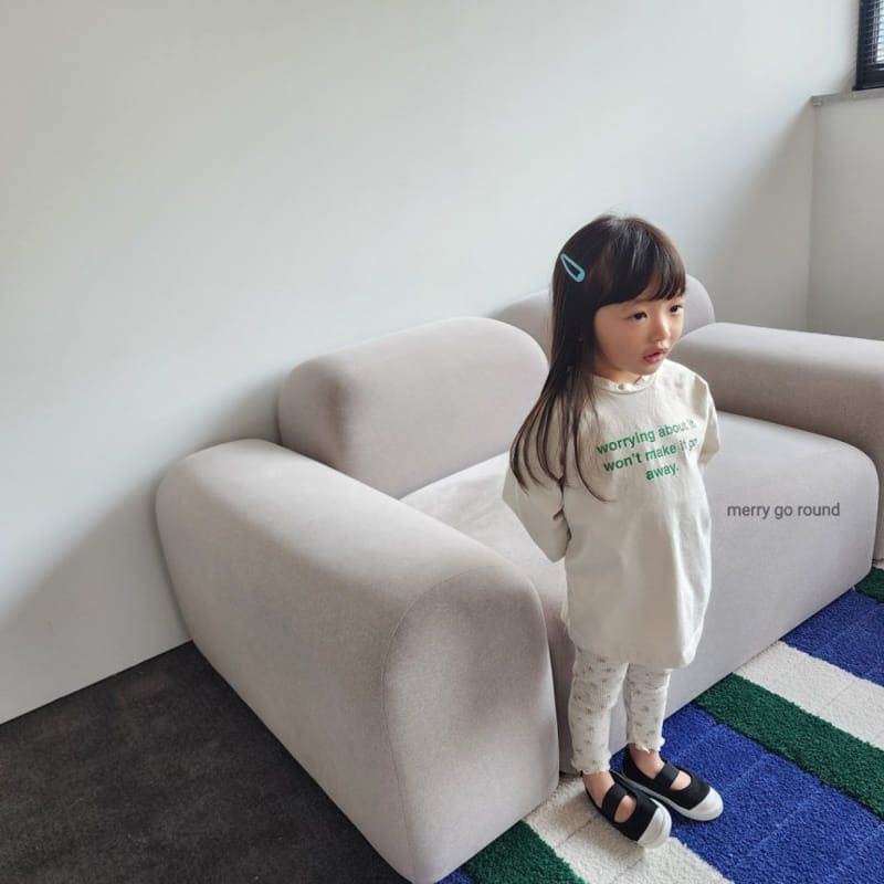 Merry Go Round - Korean Children Fashion - #stylishchildhood - Prim Waffle Leggings - 6