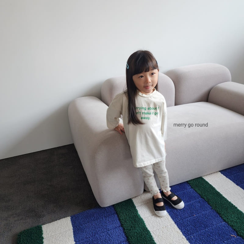 Merry Go Round - Korean Children Fashion - #toddlerclothing - Prim Waffle Leggings - 5