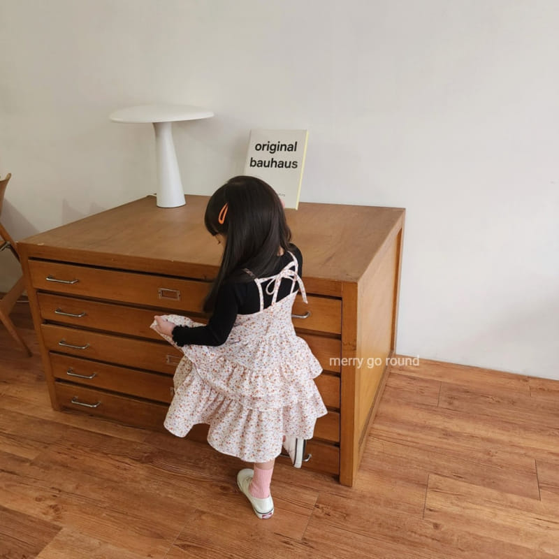 Merry Go Round - Korean Children Fashion - #toddlerclothing - Flower Kankang One-Piece - 8