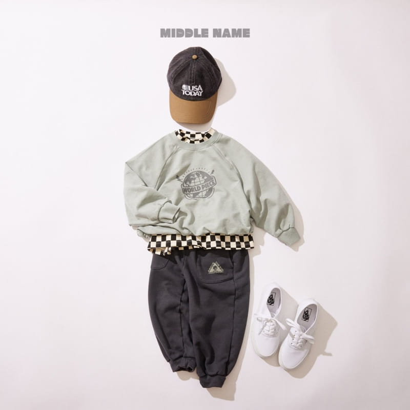 Middle Name - Korean Children Fashion - #childofig - Pig Earth Raglan Sweatshirt - 8