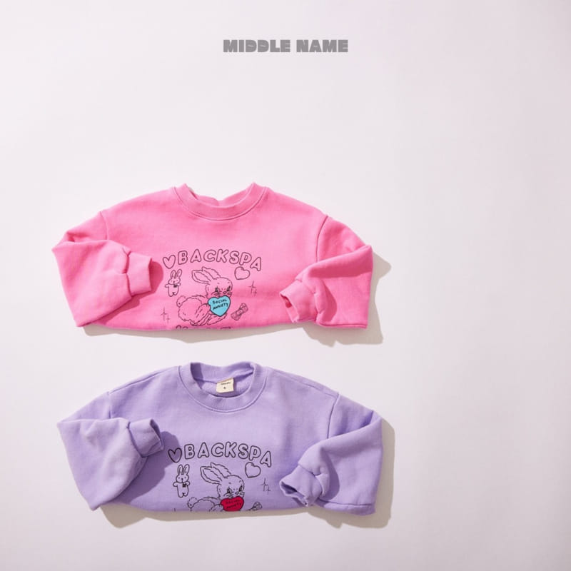 Middle Name - Korean Children Fashion - #childrensboutique - Heart Rabbit Crop Sweatshirt - 5