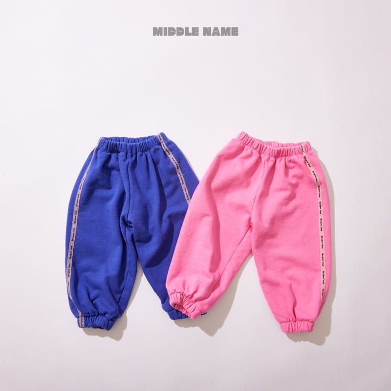 Middle Name - Korean Children Fashion - #childrensboutique - Tape  Jogger Pants
