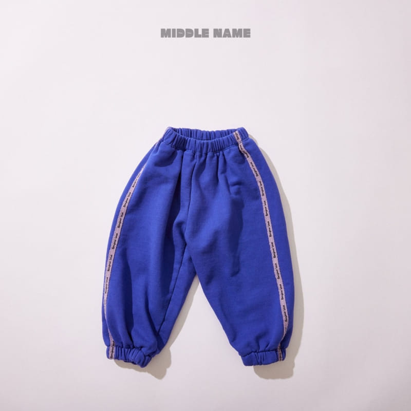 Middle Name - Korean Children Fashion - #designkidswear - Tape  Jogger Pants - 2