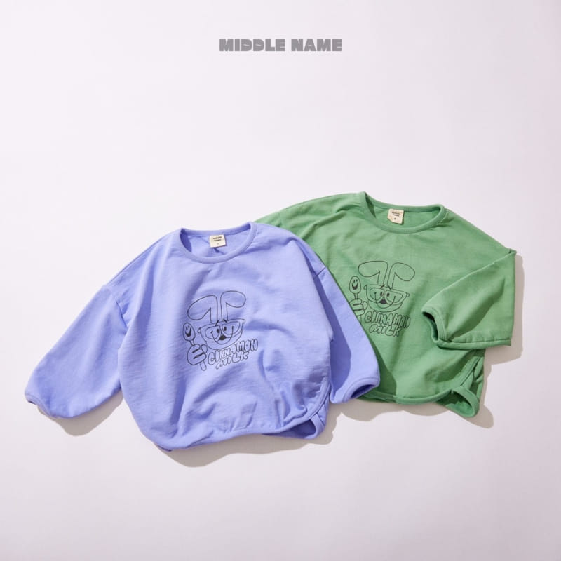 Middle Name - Korean Children Fashion - #kidsshorts - Rabbit Piping Sweatshirt
