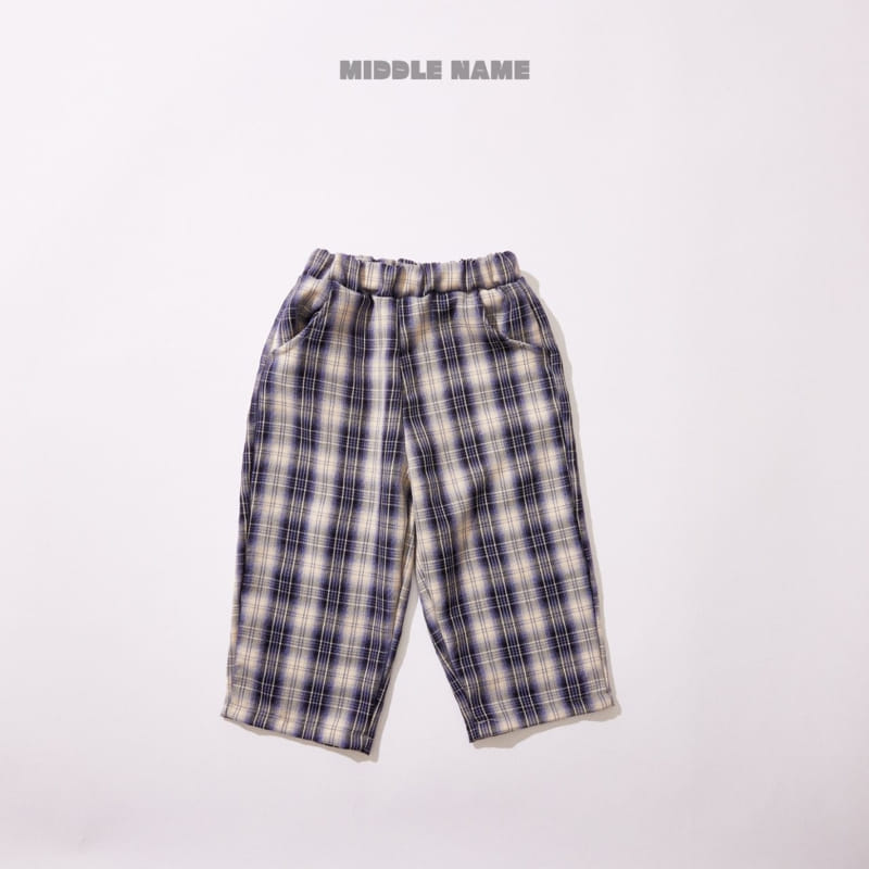 Middle Name - Korean Children Fashion - #littlefashionista - S Check Pants - 3