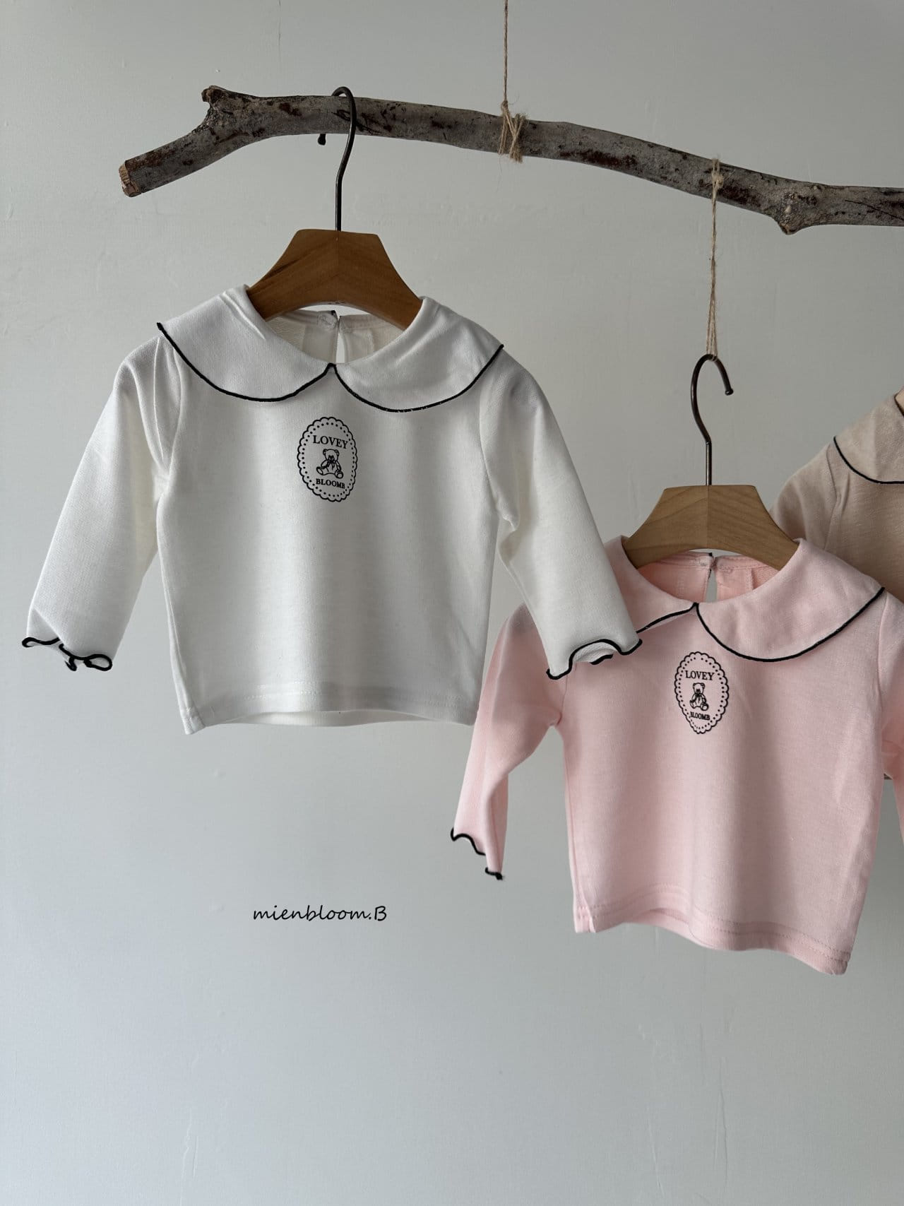 Mienbloom B - Korean Baby Fashion - #smilingbaby - Bebe Elena Tee - 4