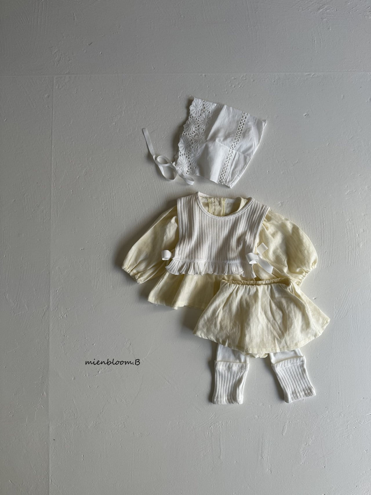 Mienbloom B - Korean Baby Fashion - #babyboutique - Bebe Lime Skirt - 8