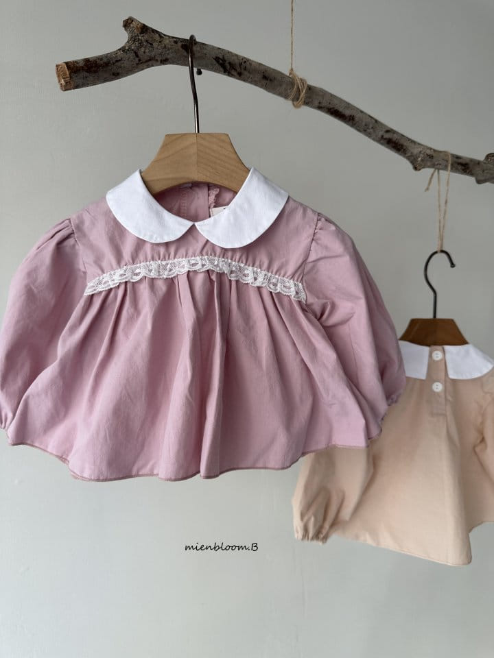 Mienbloom B - Korean Baby Fashion - #onlinebabyshop - Bebe Glory Blanc Blouse - 4