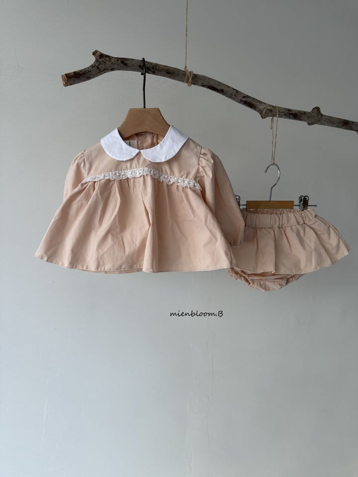 Mienbloom B - Korean Baby Fashion - #babyboutique - Bebe Glory Blanc Blouse - 5